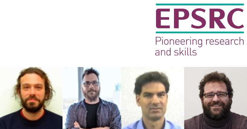 Dr Toby Hallam, Dr Evgenios Kakariadis, Professor Nikolaos Proukakis, and Dr Cristiano Villa, 